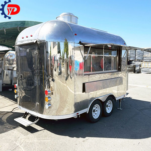 Chinese <strong>Fast</strong> Truck <strong>Food</strong> Trailer New Mobile Street Vending <strong>Carts</strong> for Ice Cream Bakery Restaurant Equipped Full Kitchen Equipment - Product Image 2