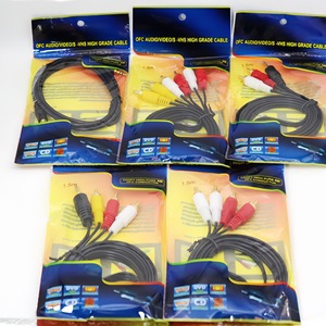 <span class=keywords><strong>Cable</strong></span> de <span class=keywords><strong>Audio</strong></span> <span class=keywords><strong>y</strong></span> Video RCA de 1.5m, 3RCA*3RCA, 3.5MM a 3RCA, 3.5MM a 2RCA, <span class=keywords><strong>Cable</strong></span> RCA Macho Amarillo, <span class=keywords><strong>Rojo</strong></span>, <span class=keywords><strong>Blanco</strong></span>, <span class=keywords><strong>Cable</strong></span> AV Negro - Product Image 6