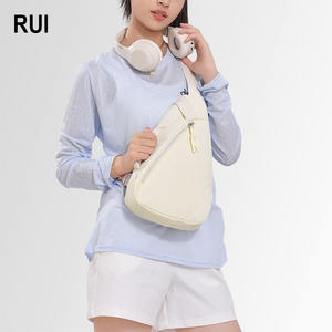 RUIQUWIN 2026 Nouvelle Arrivée Sac de Poitrine Unisexe à Fermeture Éclair, Sac de Voyage Décontracté Durable Grande Capacité, Sac Bandoulière Réglable - Product Image 1