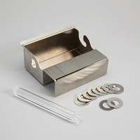 Distributeur de ruban adhésif personnalisé JH-Mech, multi-bobines, stockage intégré, lame de coupe dentelée, fente pour stylo intégrée, distributeur de ruban adhésif en métal Kraft