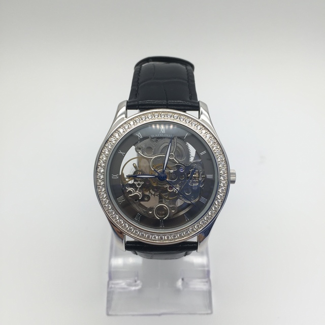 New Design Factory OEM Custom Luxury Men Mechanical Automatic Skeleton Watch Wrist Watch 925 Sterling Silver