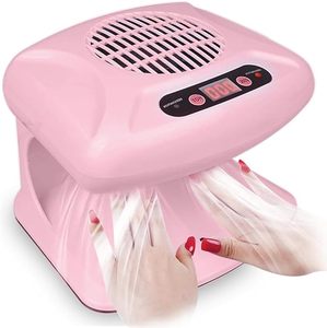 เครื่องอบเล็บอัตโนมัติ 2-in-1 พร้อมเซ็นเซอร์อินฟราเรด 300W สีชมพู อบแห้งด้วยลมร้อนและลมเย็น พร้อมหลอด UV - Product Image 1