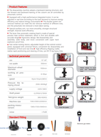 Démonte-pneus haut de gamme Coseng BD18 pour ateliers de réparation, garages, compatible avec les pneus de VTT, SUV, moto et voiture