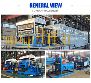 Petite machine de fabrication de barquettes à œufs <span class=keywords><strong>en</strong></span> papier recyclé, ligne de production de barquettes à œufs, machine de formage de barquettes à œufs - Product Image 2