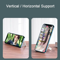 Katlanabilir süper ince manyetik taşınabilir telefon standı yükseklik ayarlanabilir alüminyum masa tutucu evrensel telefon standı