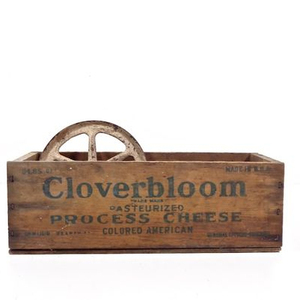 JUNJI Vintage Cheese <strong>Wooden</strong> Box <strong>Crate</strong> With Blue Graphics <strong>for</strong> <strong>Sale</strong> <strong>Wooden</strong> Cheese Box. - Product Image 2