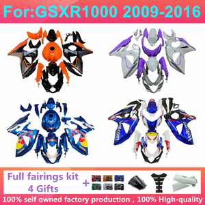 Kits de Carenado para Motocicleta GSXR1000 GSX1000R 2009 2010 2011 2012 2013 <span class=keywords><strong>2014</strong></span> 2015 2016 <span class=keywords><strong>GSXR</strong></span> <span class=keywords><strong>1000</strong></span> K9, Kit Completo de Carrocería - Product Image 4