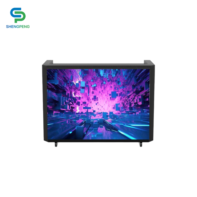 Six Folding Desk Video Stand Table Facade Led Display Screen P1.53 P1.86 P2.5 P3.076 Dj Booth LED Video Wall for Music Club