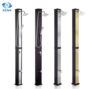 Columna de Ducha Solar para <span class=keywords><strong>Piscina</strong></span> de Acero Inoxidable Water Crown, Impermeable, Ahorro de Energía, Ecológica - Product Image 6