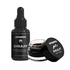 Life worth Shilajit Factory Supply Großhandel Himalaya Shilajit Pulver Shilajit Extrakt Fulvin säure