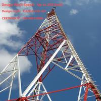 Torre de Acero Angular de 3 Patas de 45 m con Tecnología Profesional para Cobertura de Red GSM Rural