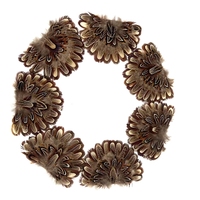 Broche en plumes exquise et originale, accessoire de costume, chapeau, cadeau