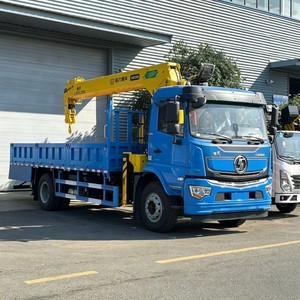 รถบรรทุกติดเครนไฮดรอลิก Shacman L5000 4x2 แบบแขนยืดได้ 8 ตัน 10 ตัน สำหรับขาย - Product Image 2