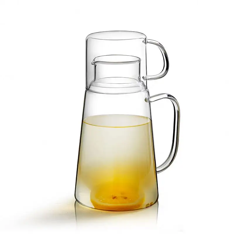 Transparant Water Glas Kan Fles Keuken Glaswerk Pitcher 1.3l Duurzame En Hittebestendige Kan