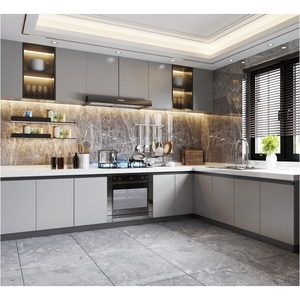 Nhà hiện đại tủ bếp <span class=keywords><strong>osb</strong></span> hiện đại đựng thức ăn lưu trữ thiết kế đặt tủ bếp gỗ đặt tủ thông minh nội thất nhà bếp - Product Image 5