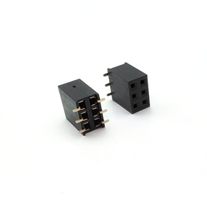 Conector de cabezal hembra de paso de 2,54mm Fila dual SMT H8.5mm 2*3P - Product Image 4