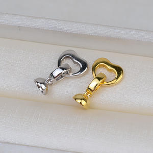 ตัวล็อคเงินแท้ S925 รูปหัวใจ สำหรับทำเครื่องประดับ DIY สร้อยคอ สร้อยข้อมือ สายคล้องเสื้อไหมพรม - อุปกรณ์และส่วนประกอบสำหรับทำเครื่องประดับ DIY - Product Image 2