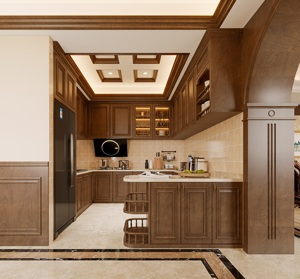 Servizio di <span class=keywords><strong>Progettazione</strong></span> Completa per Villa di Lusso in Stile Americano con Rendering 3D per <span class=keywords><strong>Interni</strong></span> di Alta Gamma - Product Image 3