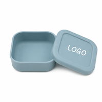 Boîte à bento en silicone de qualité alimentaire personnalisée en gros, boîte à lunch réutilisable pour tout-petits, adultes, enfants, bébés, boîte à bento en silicone avec couvercle