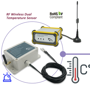 Double capteur de température pour chambre froide Capteur de température sans fil avec Zigbee pour la surveillance de la température de l'entrepôt - Product Image 1