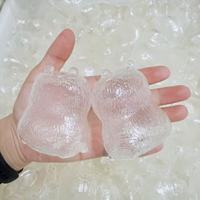 Jouet Squishy Capybara en Silicone Transparent, Formes Pomme, Grenade, Œuf, Boule Creuse, pour Artisanat DIY, Mini Anti-stress