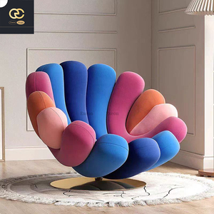 <span class=keywords><strong>Sedia</strong></span> a <span class=keywords><strong>Sdraio</strong></span> di Design Nordico Creativo e Lussuoso a Forma di Anemone, Decorazione per Soggiorno di Villa, <span class=keywords><strong>Sedia</strong></span> per il Tempo Libero - Product Image 4