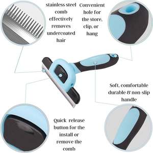 Herramienta Profesional para Eliminar el Pelo Suelto KingHon, Reduce Efectivamente la Caída del Pelo, Cepillo para Mascotas para Perros y Gatos - Product Image 3