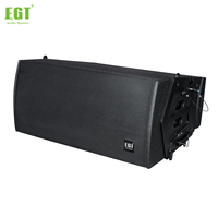 Enceinte Line Array active double 10 pouces avec amplificateur DSP intégré de classe D pour location sonore en direct, discothèques, églises et salles de conférence
