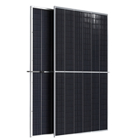 Haute efficacité 550W à 670W panneau solaire prix usine demi-vente panneau photovoltaïque en stock avec modèle OEM Power Vertex