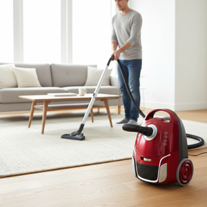 Aspiradora Silenciosa de 800W <span class=keywords><strong>con</strong></span> <span class=keywords><strong>Bolsa</strong></span>, Filtración HEPA, Seca, Capacidad de 3L, Potencia de Succión de 17kPa - Product Image 1