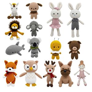 Vente en gros, faible MOQ, édition de Noël unique, animaux en crochet amigurumi, jouets en peluche faits à la main pour bébés, tout-petits et enfants. - Product Image 3