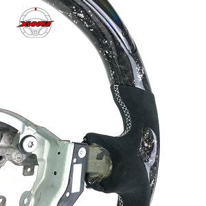 <span class=keywords><strong>Volante</strong></span> <span class=keywords><strong>Deportivo</strong></span> de Fibra de Carbono Forjado Plateado con LED Personalizado de Alto Rendimiento para Nissan 350Z 370Z Z33 Z34 <span class=keywords><strong>Nismo</strong></span> G35 - Product Image 4