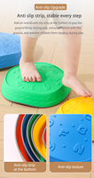 Oferta Especial NEEUU LY-2440 - Juego Educativo de 5 Piedras de Equilibrio Antideslizantes de Plástico, Colores Arcoíris/Pastel, Certificado de Seguridad para Niños Mayores de 2 Años