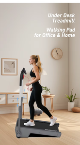 Caminadora Eléctrica HSM, Plataforma para Caminar con Pantalla LED, Manillares Ajustables, Motor de 0.5HP, Diseño Plegable, ABS, Capacidad de 100 kg - Product Image 4