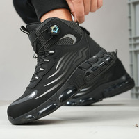 Chaussures de sécurité montantes neuves 980 à embout d'acier, anti-écrasement, anti-perforation, boucle rotative, légères et confortables pour la construction industrielle