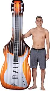 Flotador Inflable de PVC con Forma de Guitarra para Niños, 88 L x 30 W, Diseño Divertido - Product Image 5