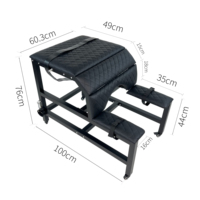 Banc d'entraînement BDSM, Tabouret à genoux, Équipement de retenue, Meuble de punition, Machine sexuelle optionnelle, Chaise de bondage