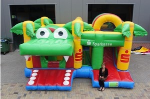 Offre Spéciale Château Gonflable Xinyue PVC Combo <span class=keywords><strong>Maison</strong></span> de Dessin Animé 4.5x4.5m Installation Facile pour Sauts en Extérieur Expédié par Bateau - Product Image 4