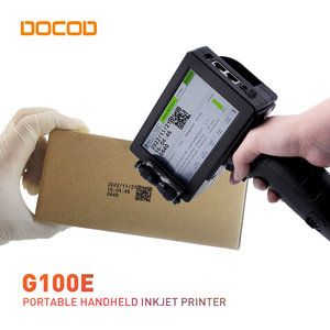 เครื่องพิมพ์อิงค์เจ็ทแบบพกพา DOCOD G100E OEM/ODM สำหรับพิมพ์วันที่และรหัส TIJ เหมาะสำหรับธุรกิจขายส่ง - Product Image 1