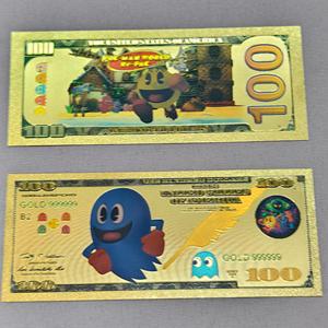 ธนบัตรเคลือบทองคำพิมพ์ลาย Pac-Man สำหรับของที่ระลึกสะสม - Product Image 6