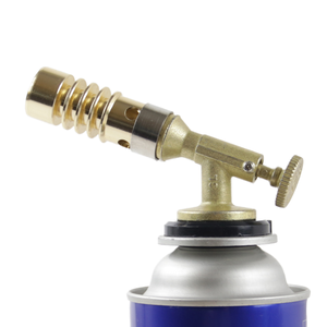Torche au <span class=keywords><strong>butane</strong></span> Chalumeau au <span class=keywords><strong>butane</strong></span> Pistolet à flamme en métal robuste-Barbecue, fait <span class=keywords><strong>maison</strong></span>, camping, briquet de marque personnalisée - Product Image 3