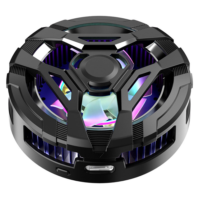 S25 Mobile Phone Cooler Universal Phone Semiconductor Radiator With Adjustable 3-Speed 15W Magnetic Gaming Cooling Fan