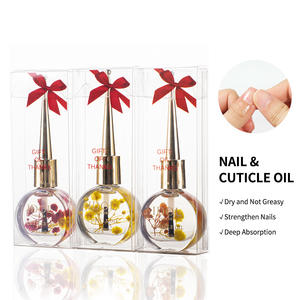 Óleo de Unha 14ml com Logotipo Personalizado Orgânico Natural Cuidado de Unhas Nutritivo Óleo para Cutículas 9 Sabores Presente de Natal Óleo para Cutículas com Flor Real - Product Image 4