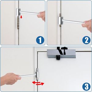 Adjuster Precision Steel Toggle <b>Clamp</b> Door Seam Regulator Industrial DIY Grade Tool for Assembly <b>Woodworking</b> - Product Image 3