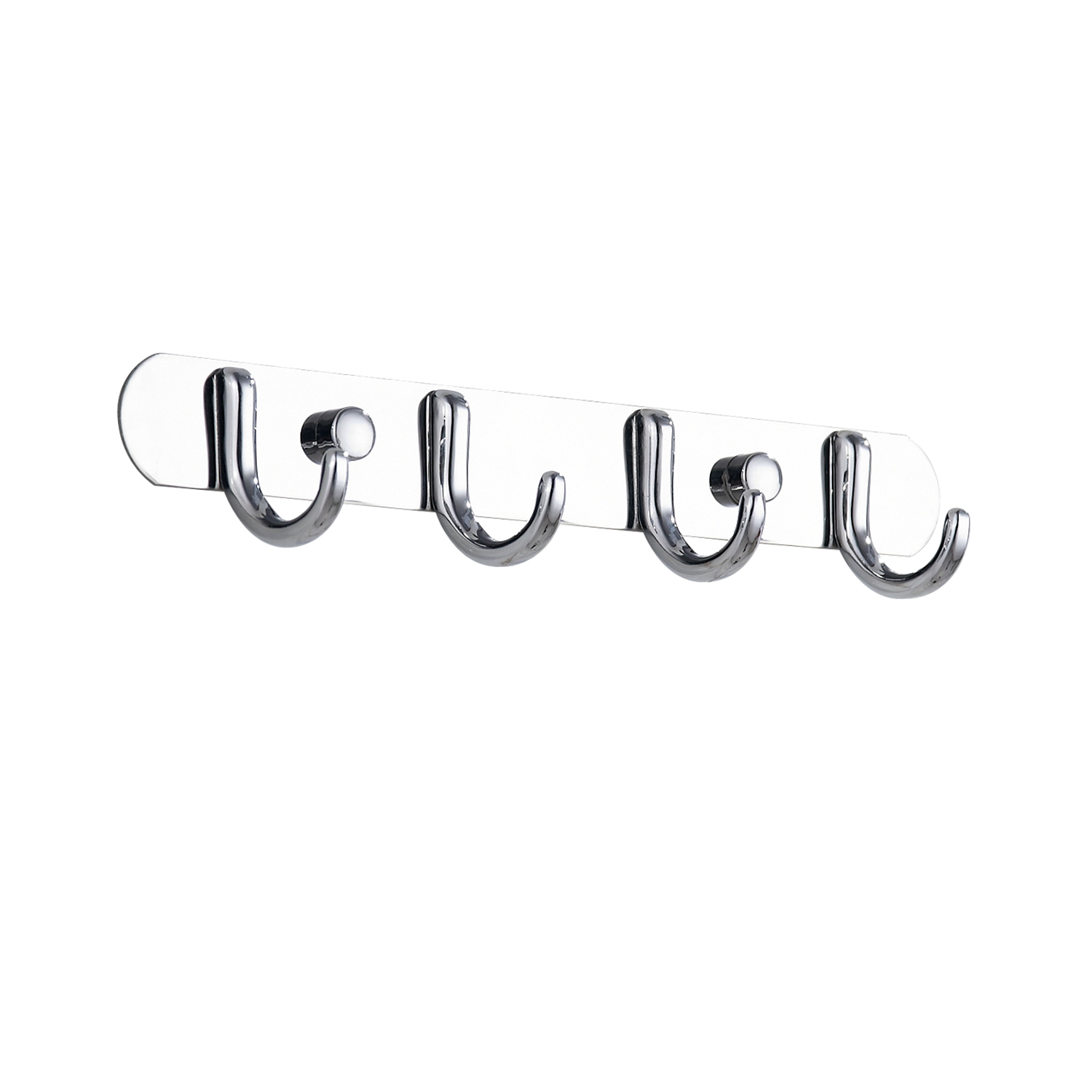 Silver Basic hooks Wall Mounted Bathroom Kitchen Robe Hook