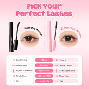 PINKFLASH-Máscara de pestañas de Fibra de seda, máscara sin aceite, efecto de pestañas postizas - Product Image 4