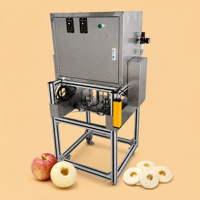 Machine à éplucher, dénoyaouter et trancher les pommes et les poires à haute efficacité, avec option de découpe en demi-rondelles, 220V/380V 600W, pour la mise en conserve et le traitement des fruits