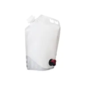 China Fabricante 3L 5L 160 Microns PET/VMPET/PE sacos de babador de impressão personalizada de grau alimentício laminados fosco com vedação térmica em caixa
