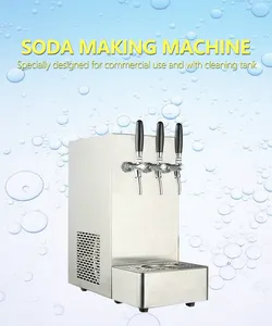 Electric Drink Water Dispenser With Cup Washer Commercial Refrigeration Soda Machine