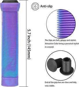 Cubierta de Manillar al por Mayor de Goma y Silicona Antideslizante para Bicicletas BMX y Cruiser para Niños - Product Image 3